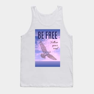 seagull in the sky be free Tank Top